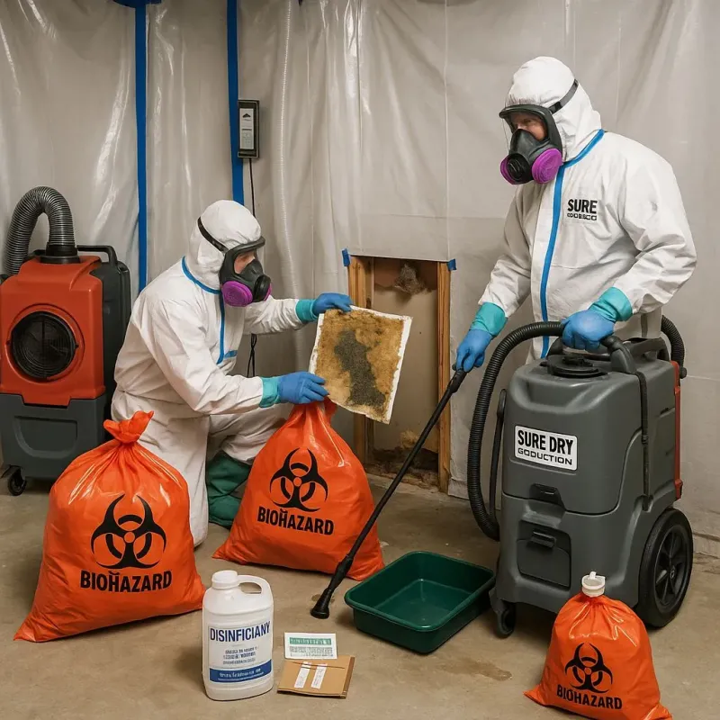 Contaminated Water Handling Protocols process in Minorca, LA